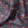 Printed Cotton MARIA Blue / Orange
